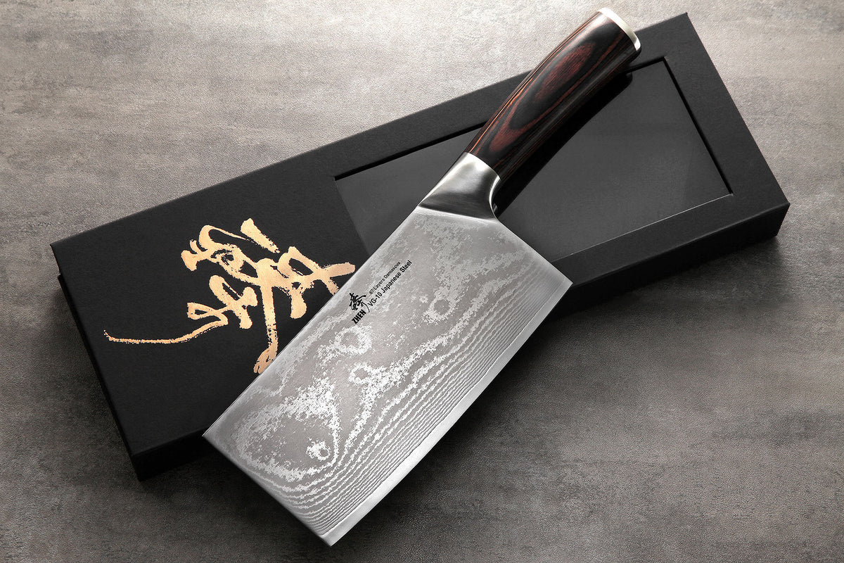 Damascus Vegetable Cleaver Kitchen Knives - Japanese Vg10 75layers Cutting  Core Blade - China Cleaver Knife and Kitchen Knife price