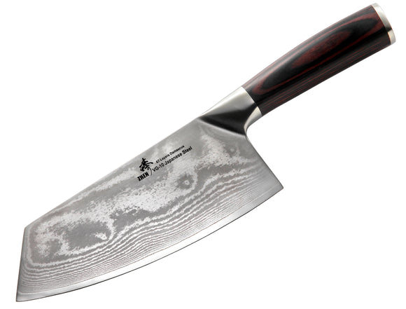 VG-10 Damascus 5-in Small Santoku Blank [No Logo] – ZHEN Premium Knife